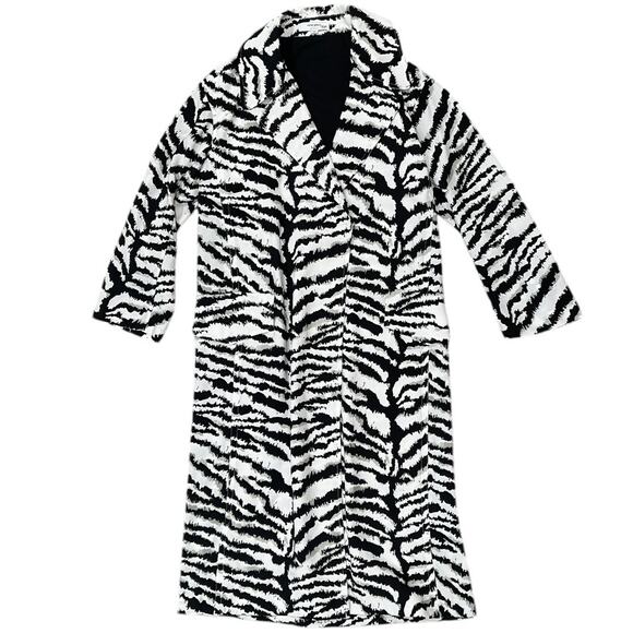VICTOR ALFARO COLLECTIVE Oversized Zebra Duster Jacket - Picture 6 of 8